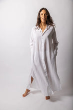 Load image into Gallery viewer, Leallo Maui Long Sleeve Shirt Dress
